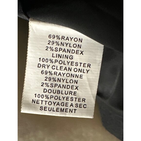 Elegant Minimalist Trina Turk Black Mott Fitted Jacket Size 2 Party Chic Office - Picture 8 of 12